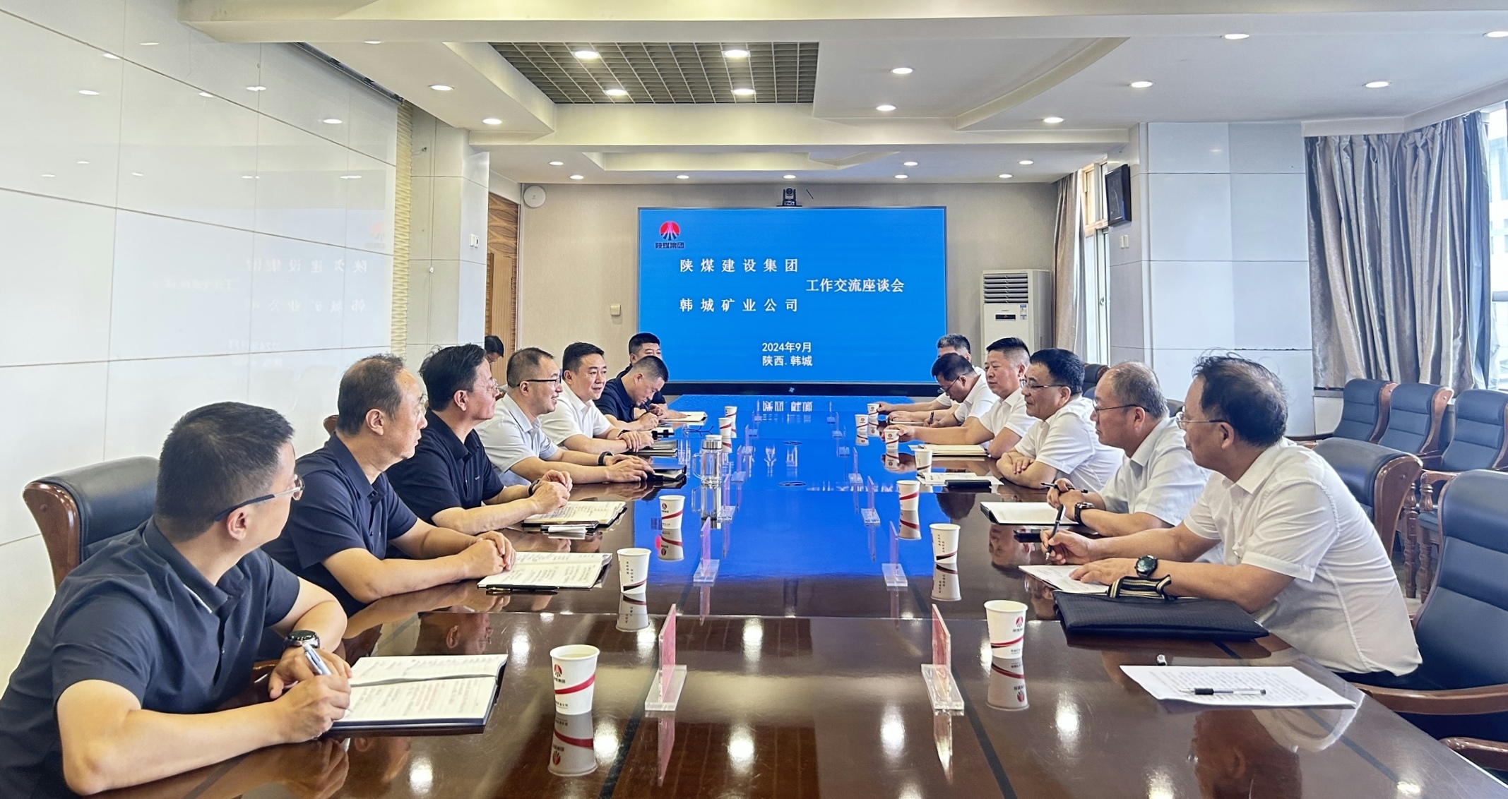 陜煤建設(shè)赴陜煤兄弟單位拜訪交流